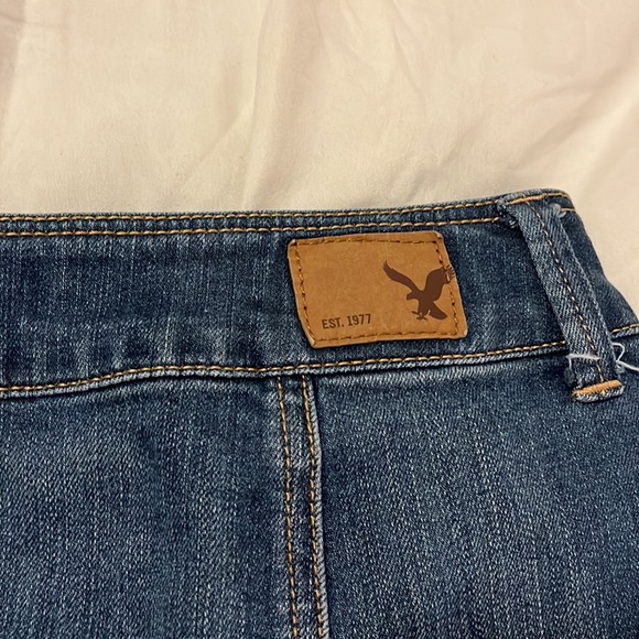 American eagle stretchy jean button up skirt - Picture 3 of 5